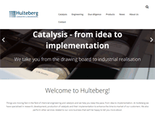 Tablet Screenshot of hulteberg.com